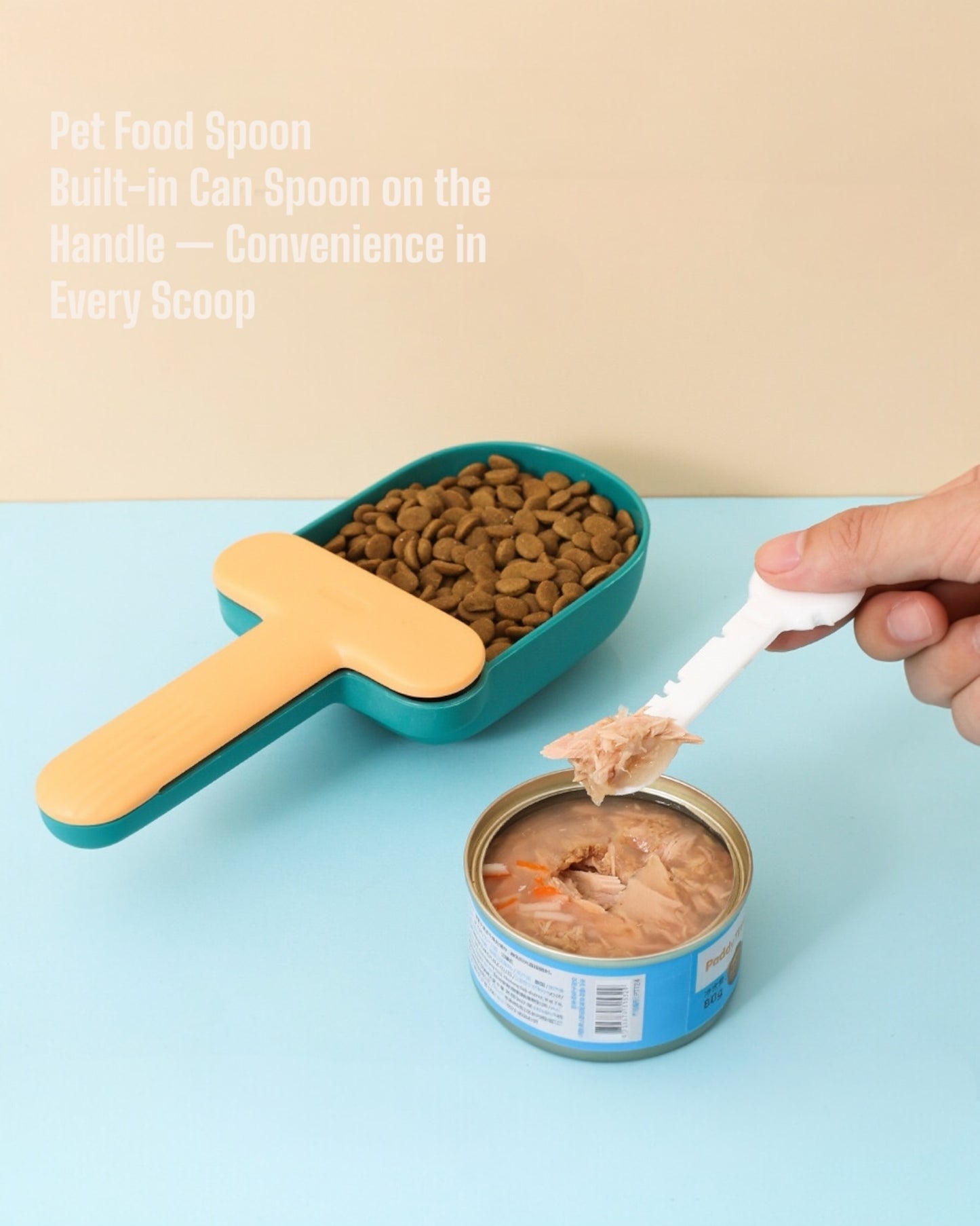 2-in-1 Pet Food Scoop & Can Opener