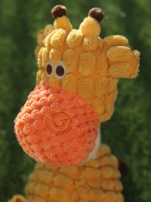 Squeaky Plush Giraffe Chew Toy