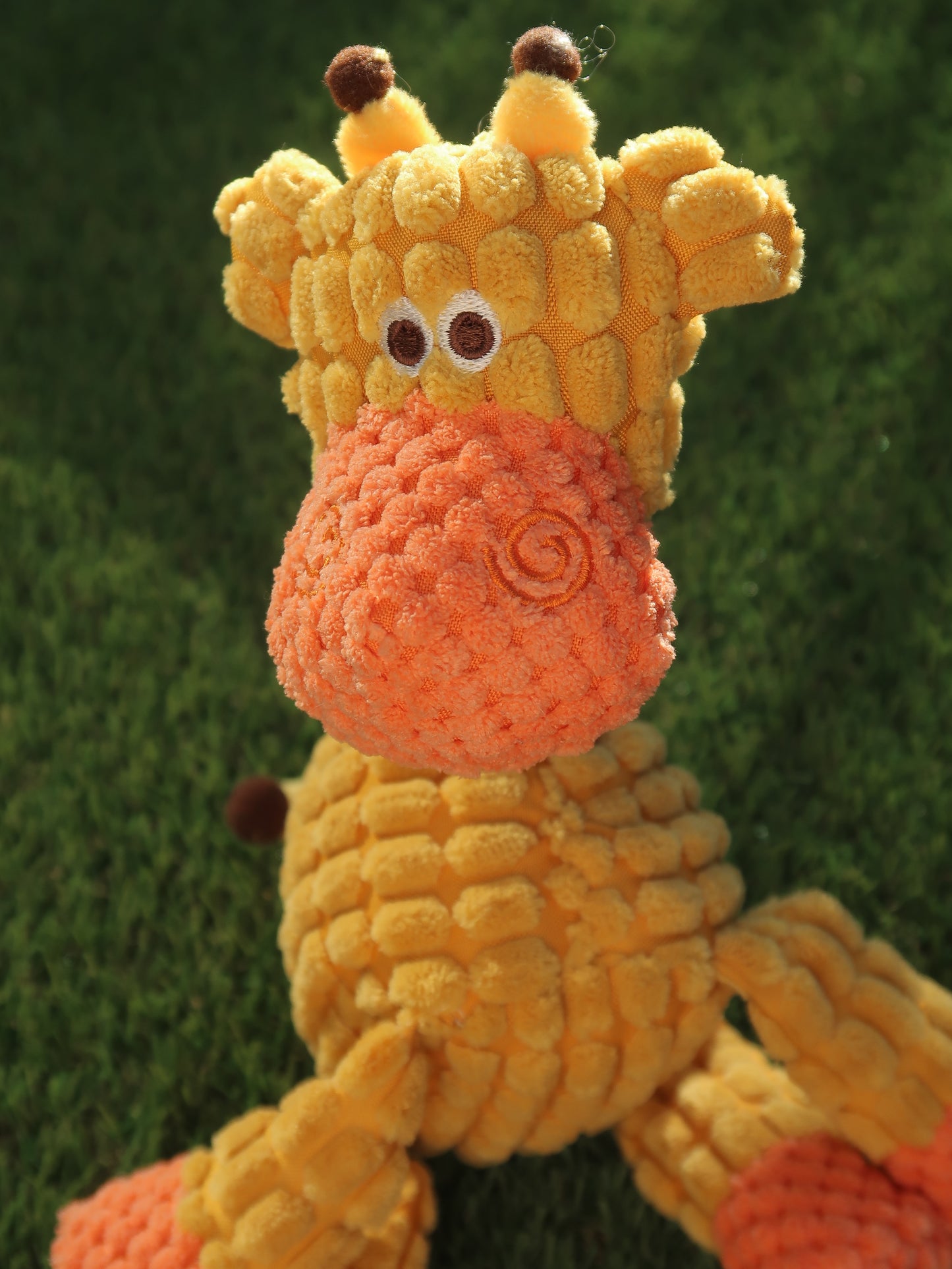 Squeaky Plush Giraffe Chew Toy