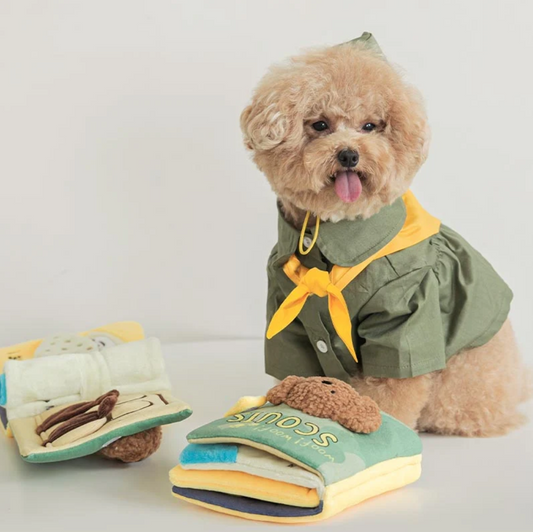 Woof Woof Scouts Book Nosework Dog Toy