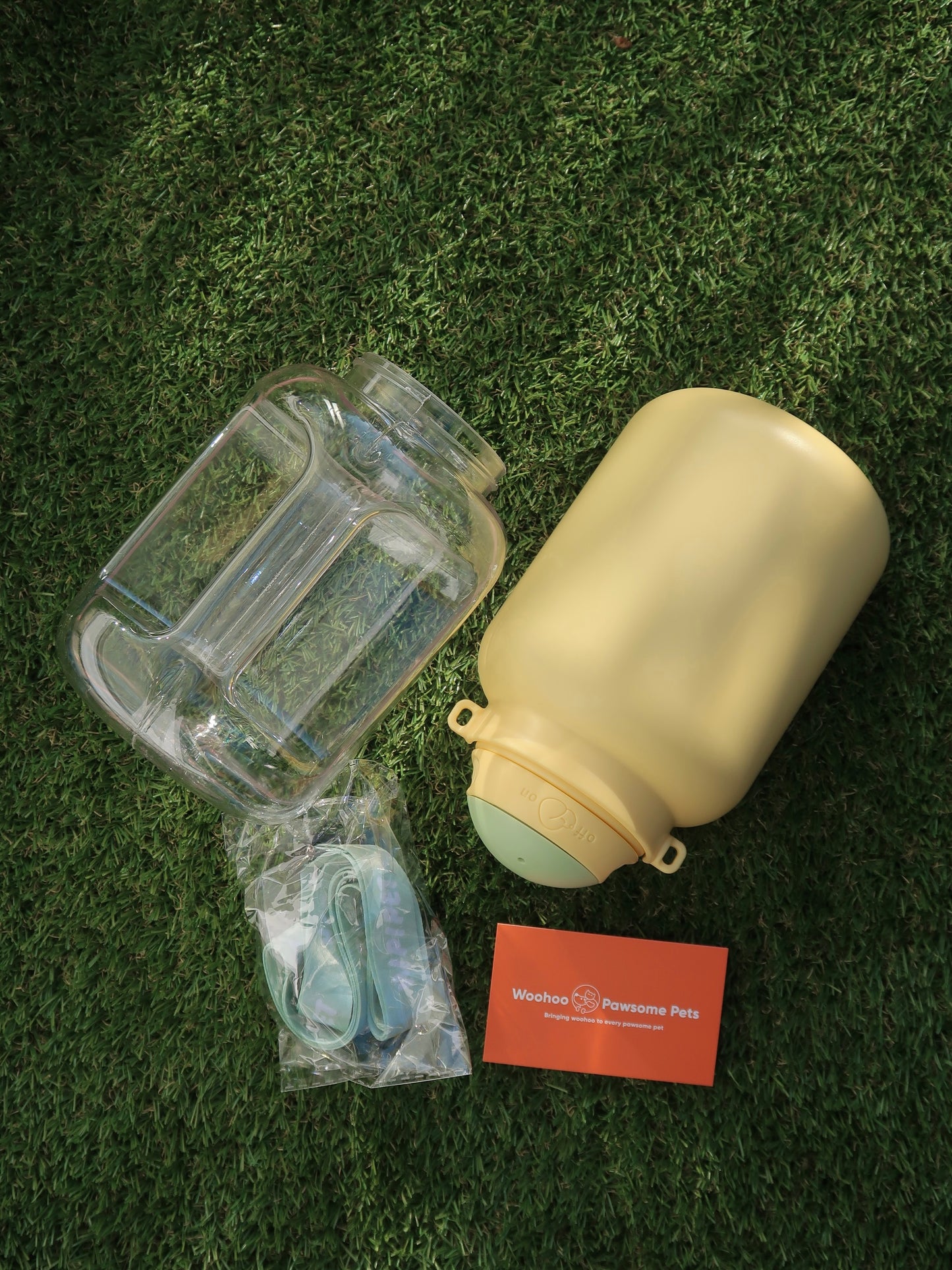 1L Outdoor Pup Water Bottle [Mustard Yellow]