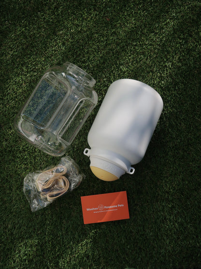 1L Outdoor Pup Water Bottle [Creamy White]