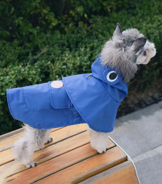 Dinosaur Dog Raincoat [Blue]