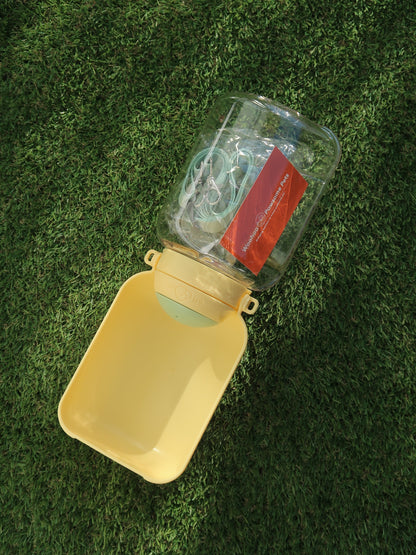 1L Outdoor Pup Water Bottle [Mustard Yellow]