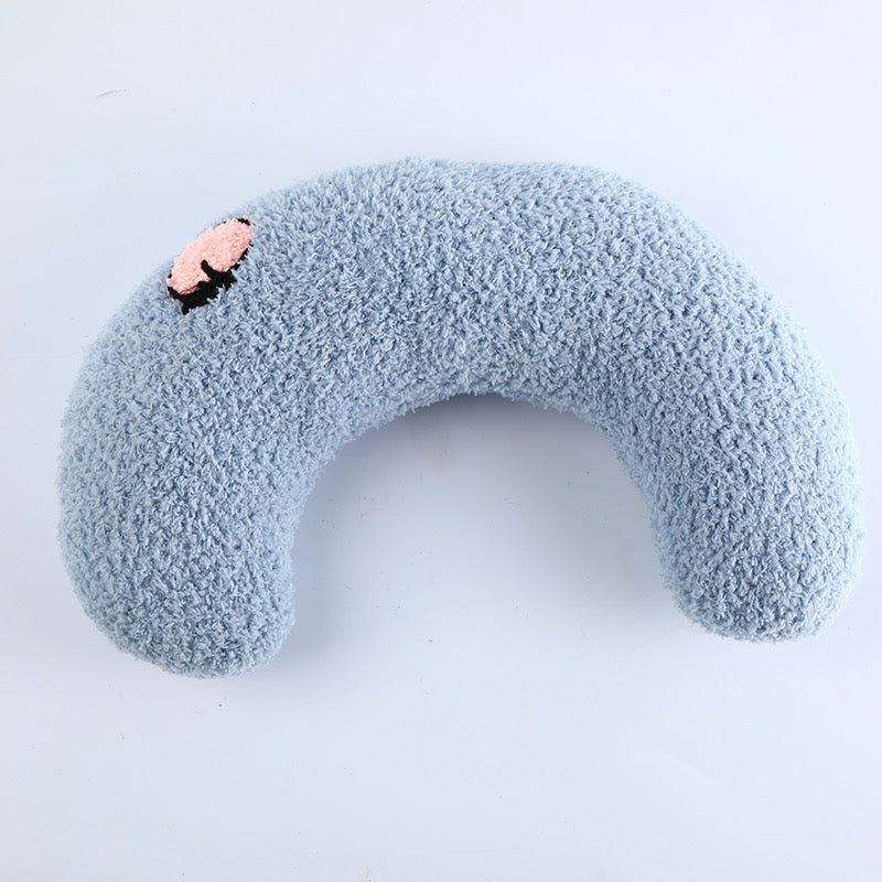 U-Shaped Calming Pillow for Cats and Dogs