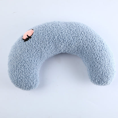 U-Shaped Calming Pillow for Cats and Dogs