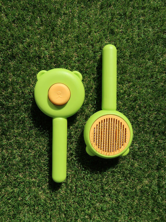 Gentle Grooming Pet Brush [Apple Green]