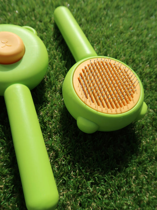 Gentle Grooming Pet Brush [Apple Green]