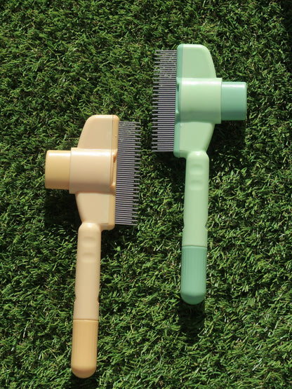 Self-Cleaning Pet Grooming Comb – Gentle De-Shedding Brush for Dogs & Cats