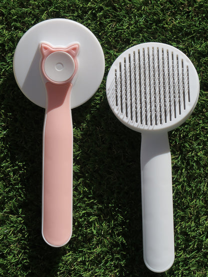 Easy-Clean Pet Slicker Brush [Powder]