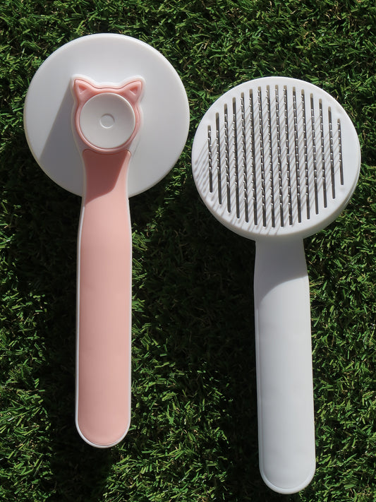 Easy-Clean Pet Slicker Brush [Powder]