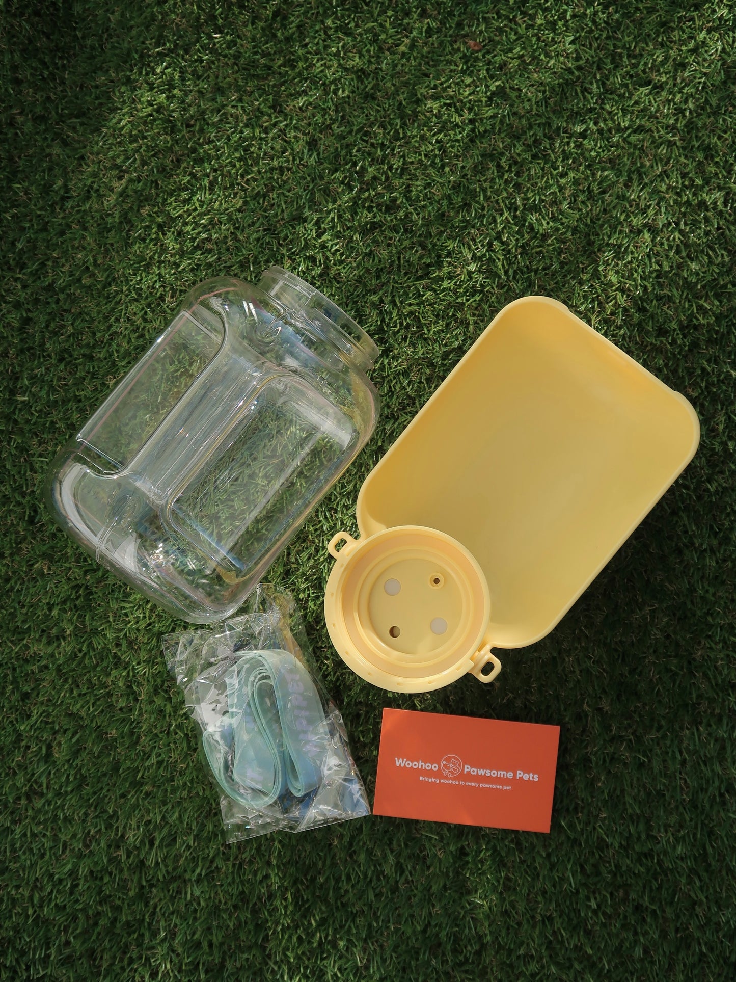 1L Outdoor Pup Water Bottle [Mustard Yellow]