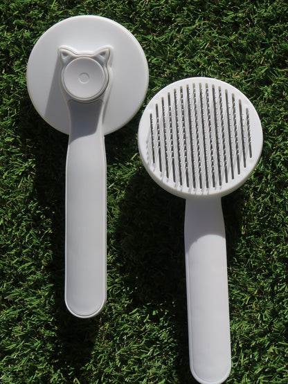 Easy-Clean Pet Slicker Brush [Ash]