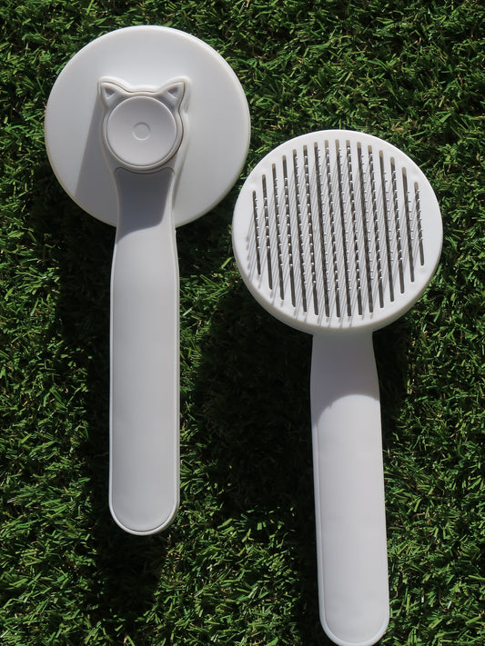 Easy-Clean Pet Slicker Brush [Ash]