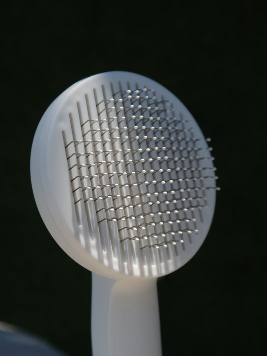 Easy-Clean Pet Slicker Brush [Powder]