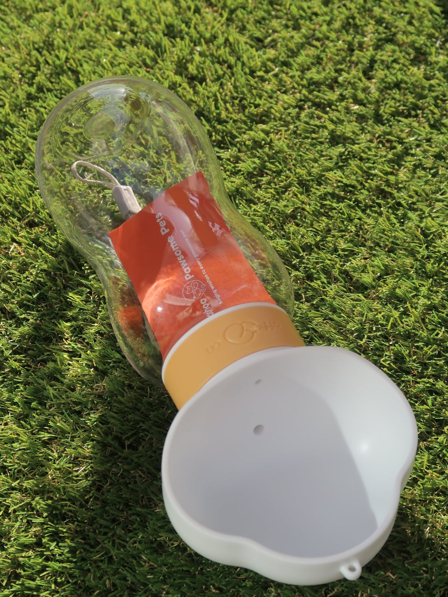 Cloud Outdoor Dog Water Bottle [White]