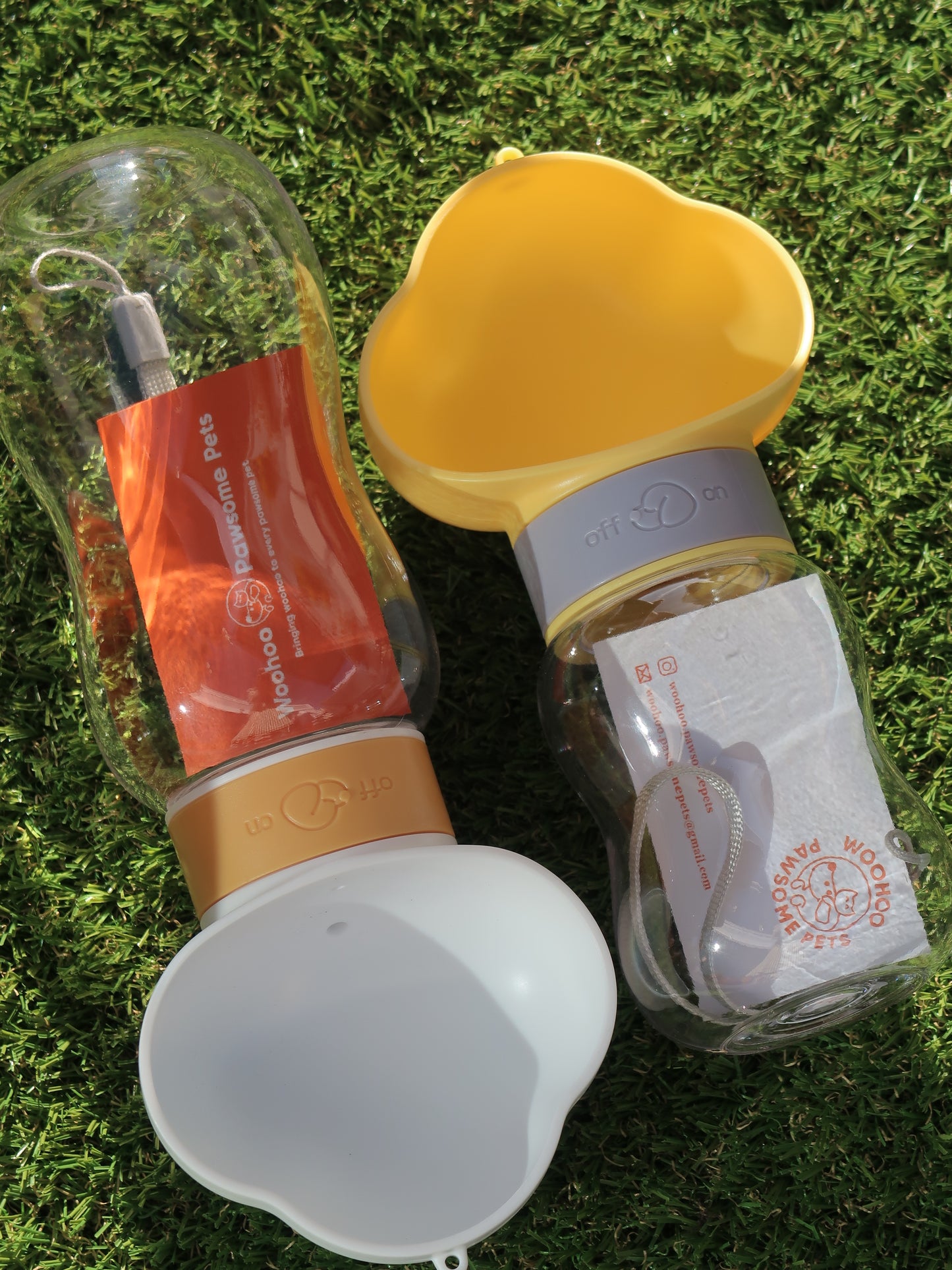 Cloud Outdoor Dog Water Bottle [White]