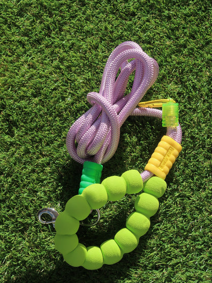 Bubble Comfort Dog Leash [Green & Purple]