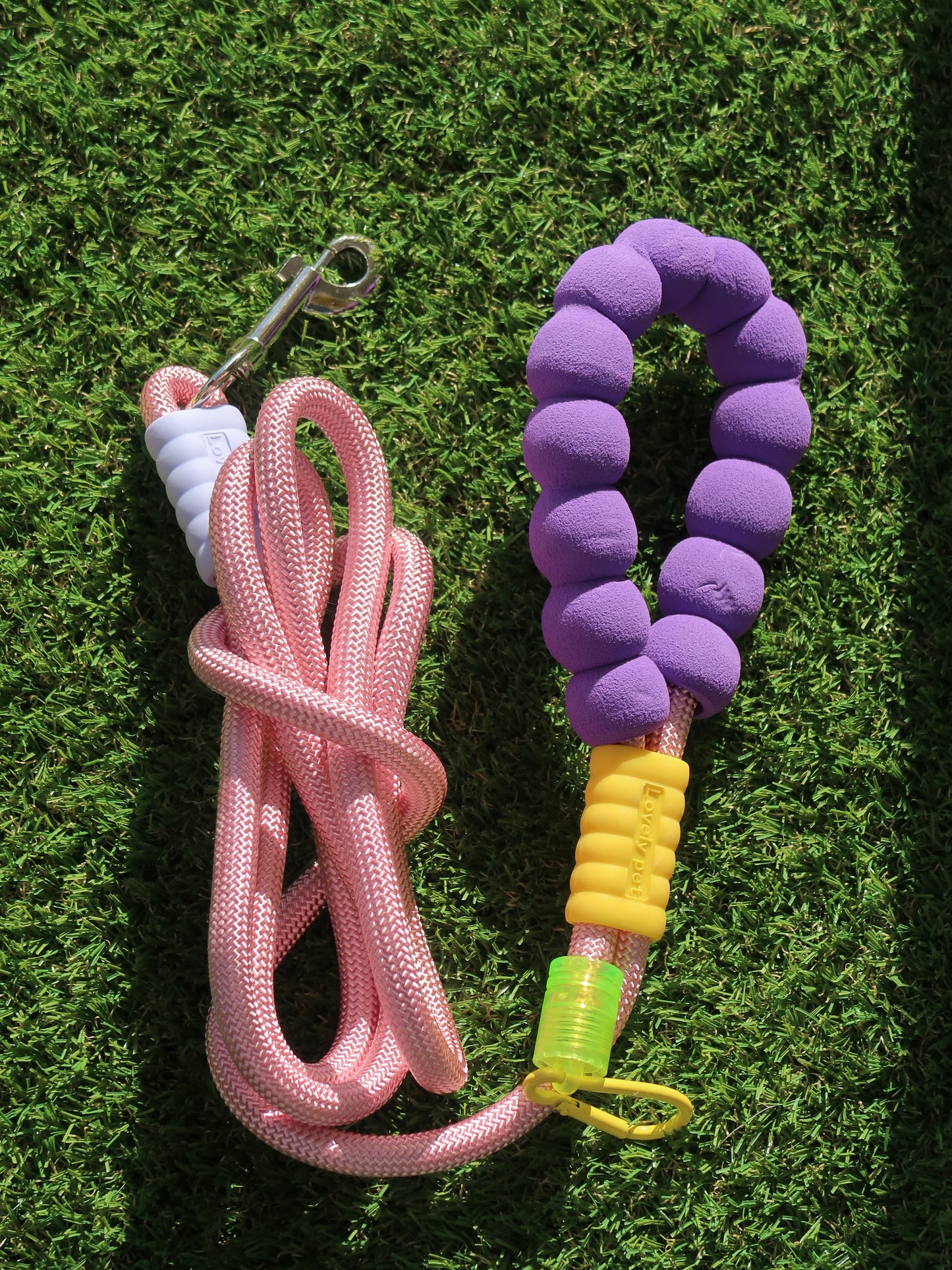 Bubble Comfort Dog Leash [Pink & Purple]
