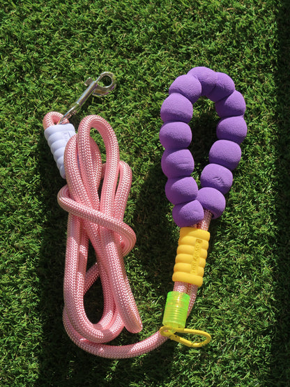 Bubble Comfort Dog Leash [Pink & Purple]
