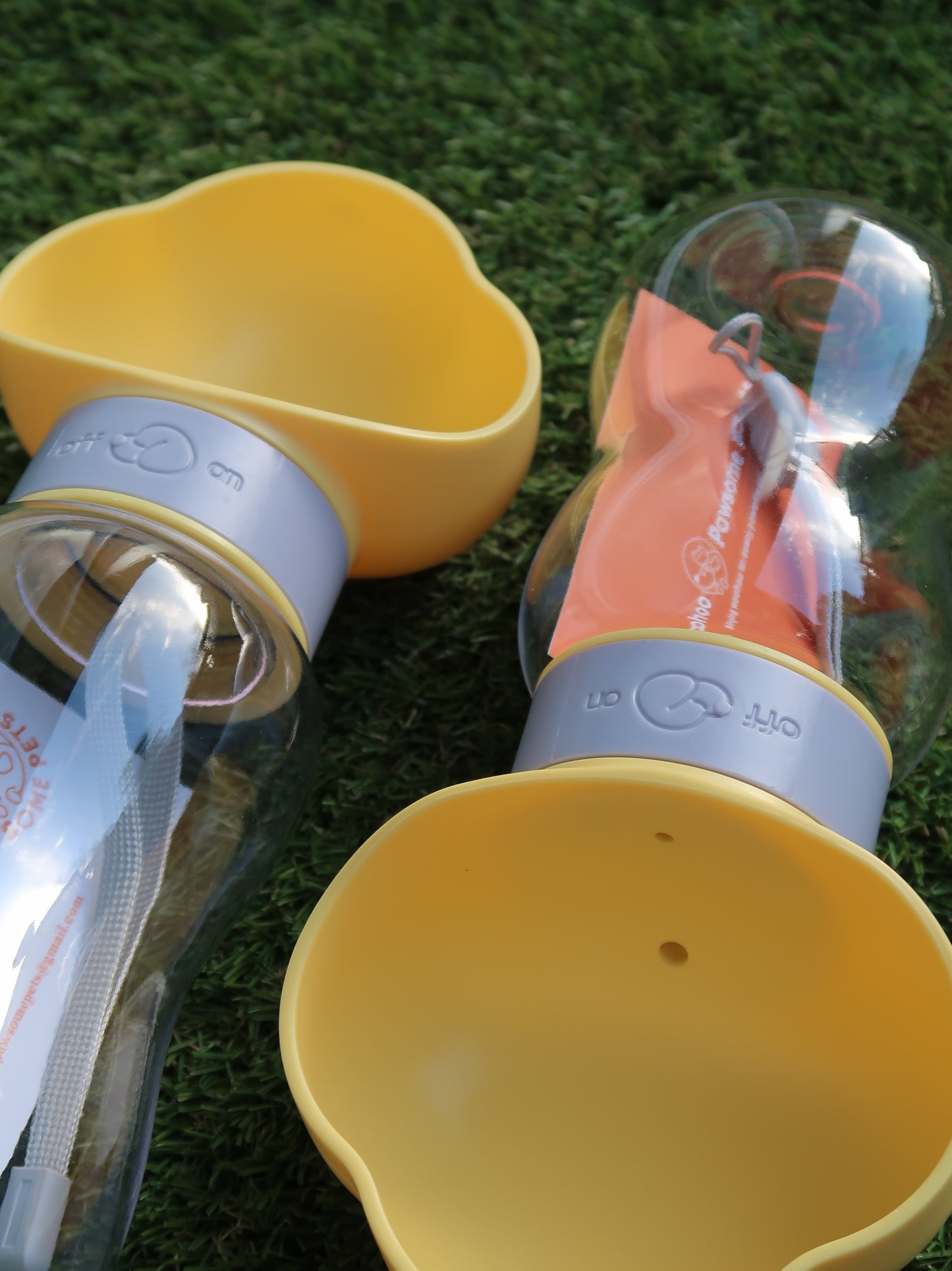 Cloud Outdoor Dog Water Bottle [Yellow]