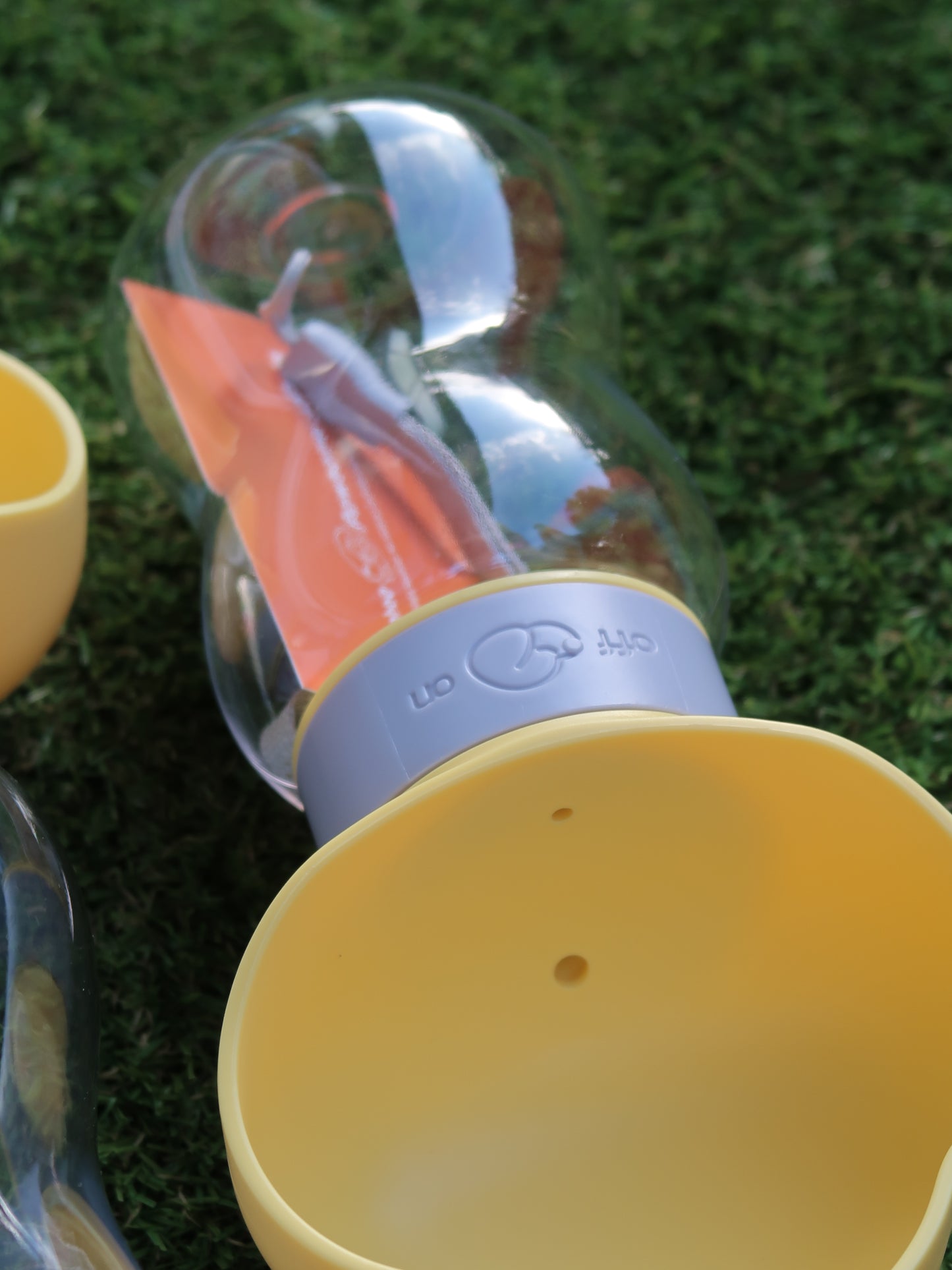 Cloud Outdoor Dog Water Bottle [Yellow]