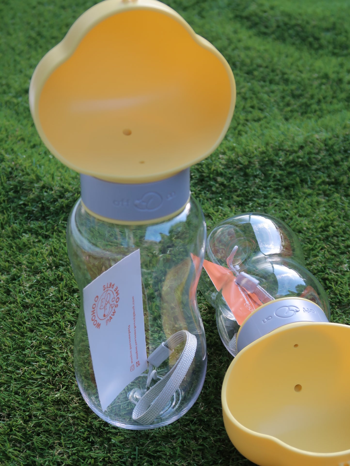 Cloud Outdoor Dog Water Bottle [Yellow]