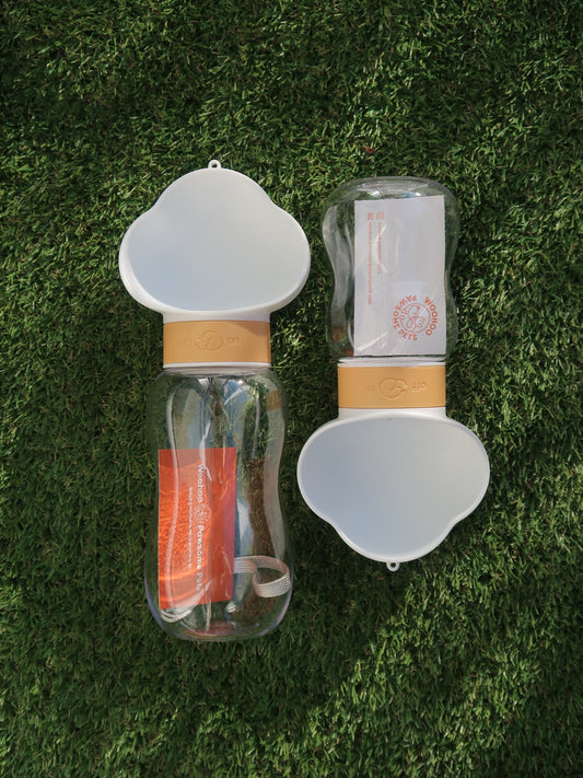 Cloud Outdoor Dog Water Bottle [White]