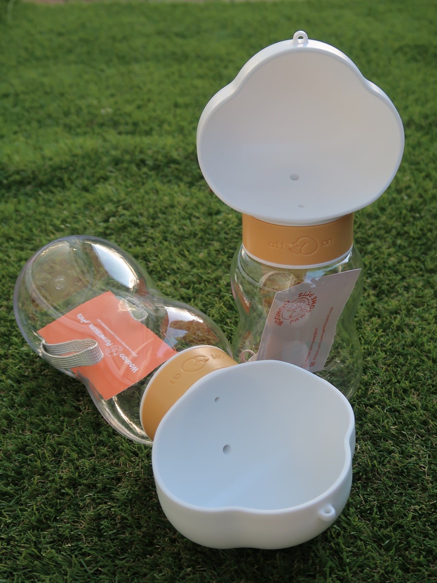 Cloud Outdoor Dog Water Bottle [White]