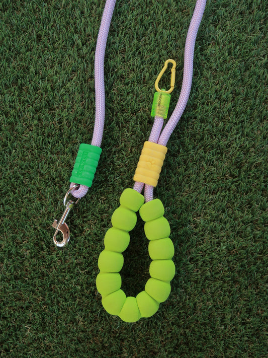 Bubble Comfort Dog Leash [Green & Purple]
