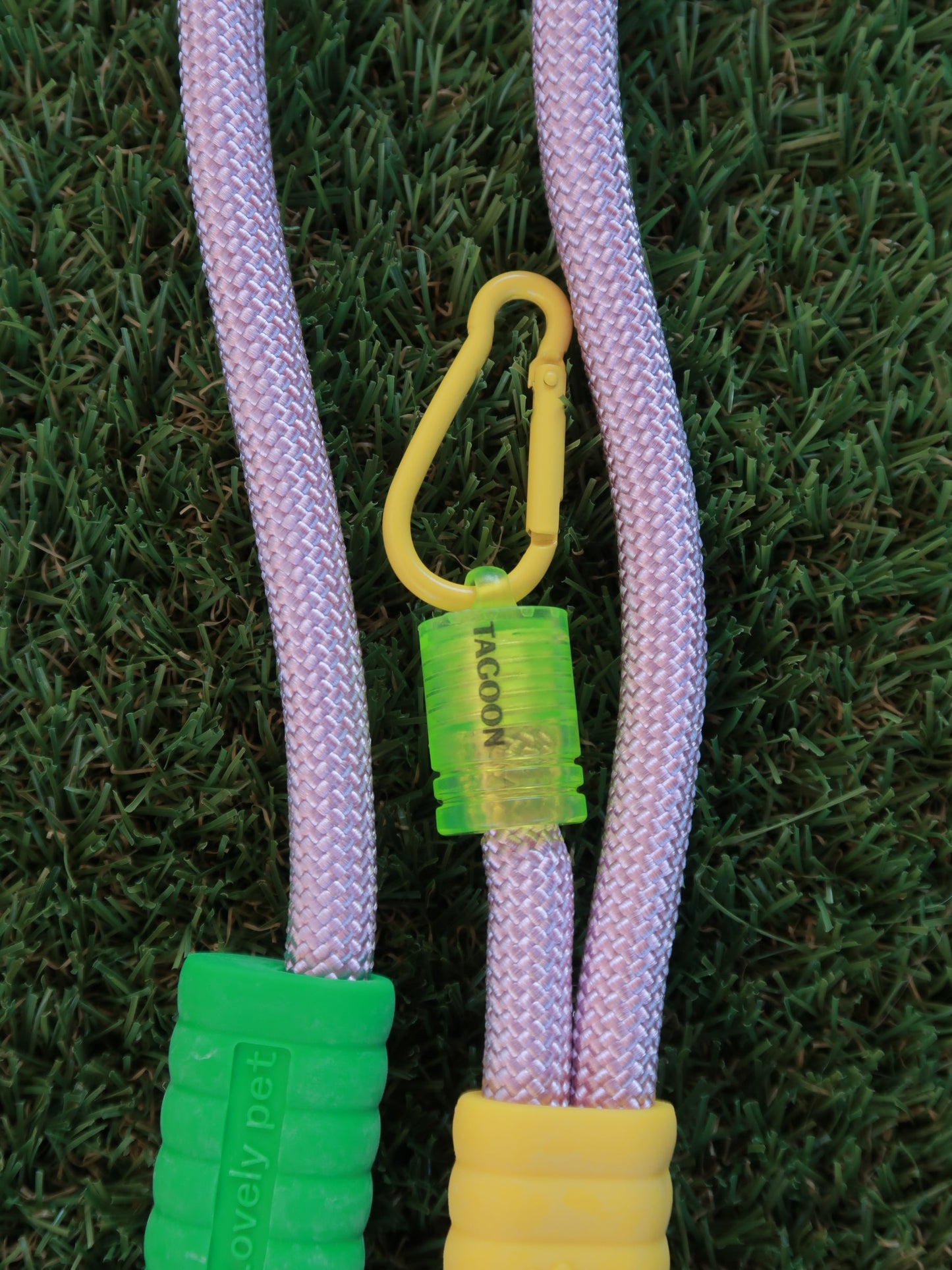 Bubble Comfort Dog Leash [Green & Purple]