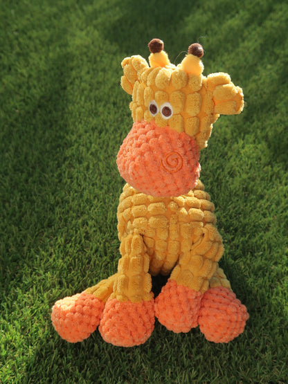Squeaky Plush Giraffe Chew Toy