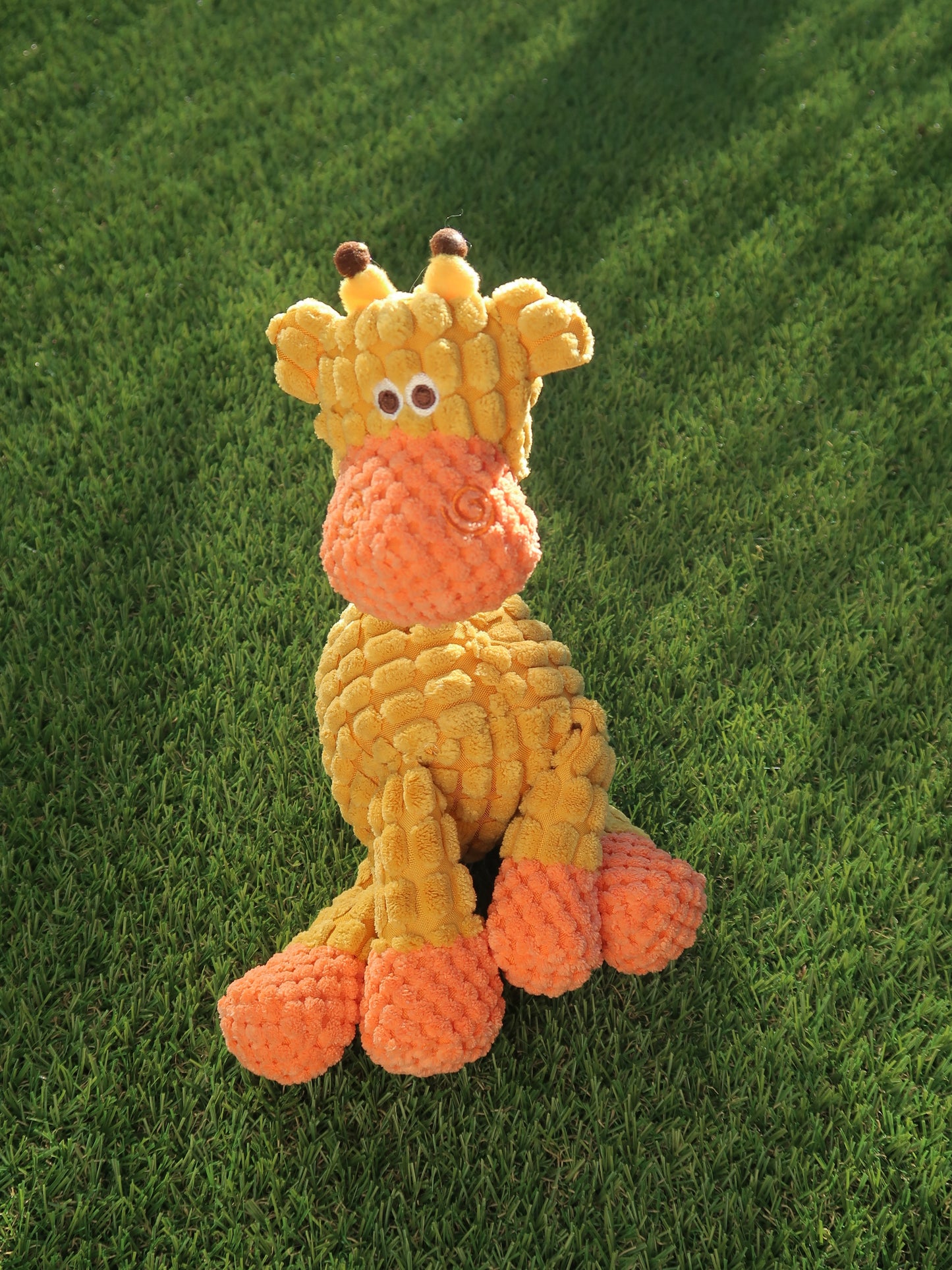 Squeaky Plush Giraffe Chew Toy
