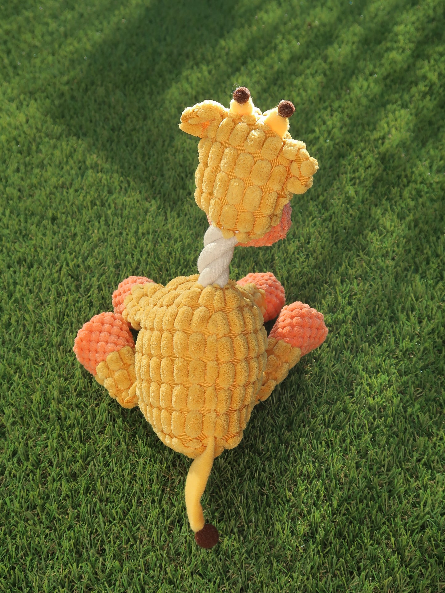 Squeaky Plush Giraffe Chew Toy