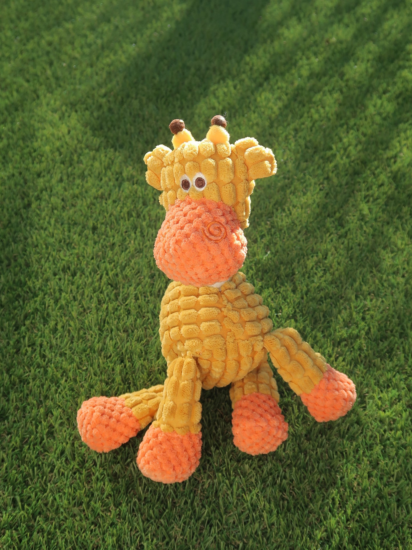 Squeaky Plush Giraffe Chew Toy