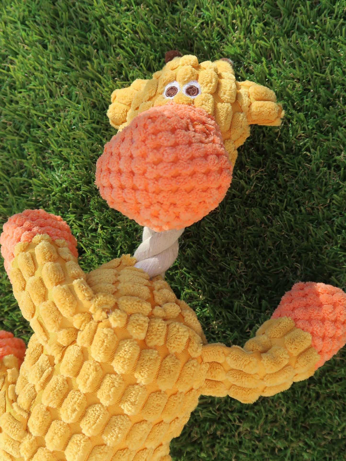 Squeaky Plush Giraffe Chew Toy