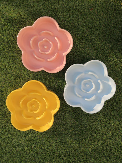 Ceramic Slow Feeder Bowl [Lemon]