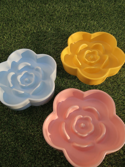 Ceramic Slow Feeder Bowl [Lemon]
