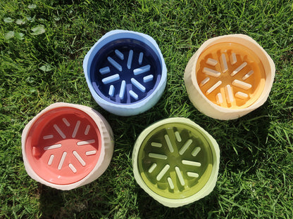 Two-way Slow Feeder Bowl [Ocean Blue]