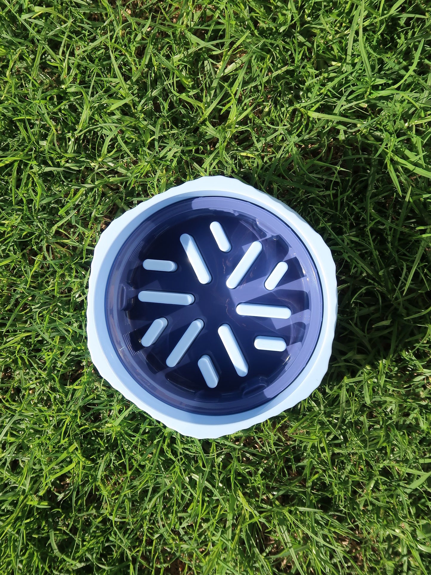 Two-way Slow Feeder Bowl [Ocean Blue]