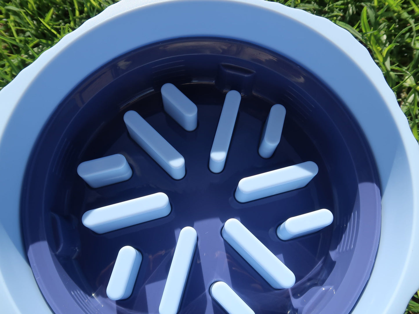Two-way Slow Feeder Bowl [Ocean Blue]