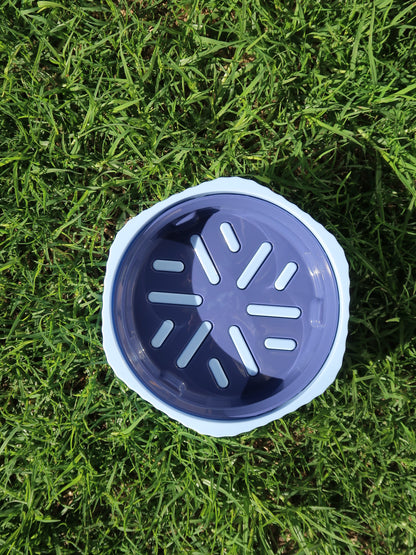 Two-way Slow Feeder Bowl [Ocean Blue]