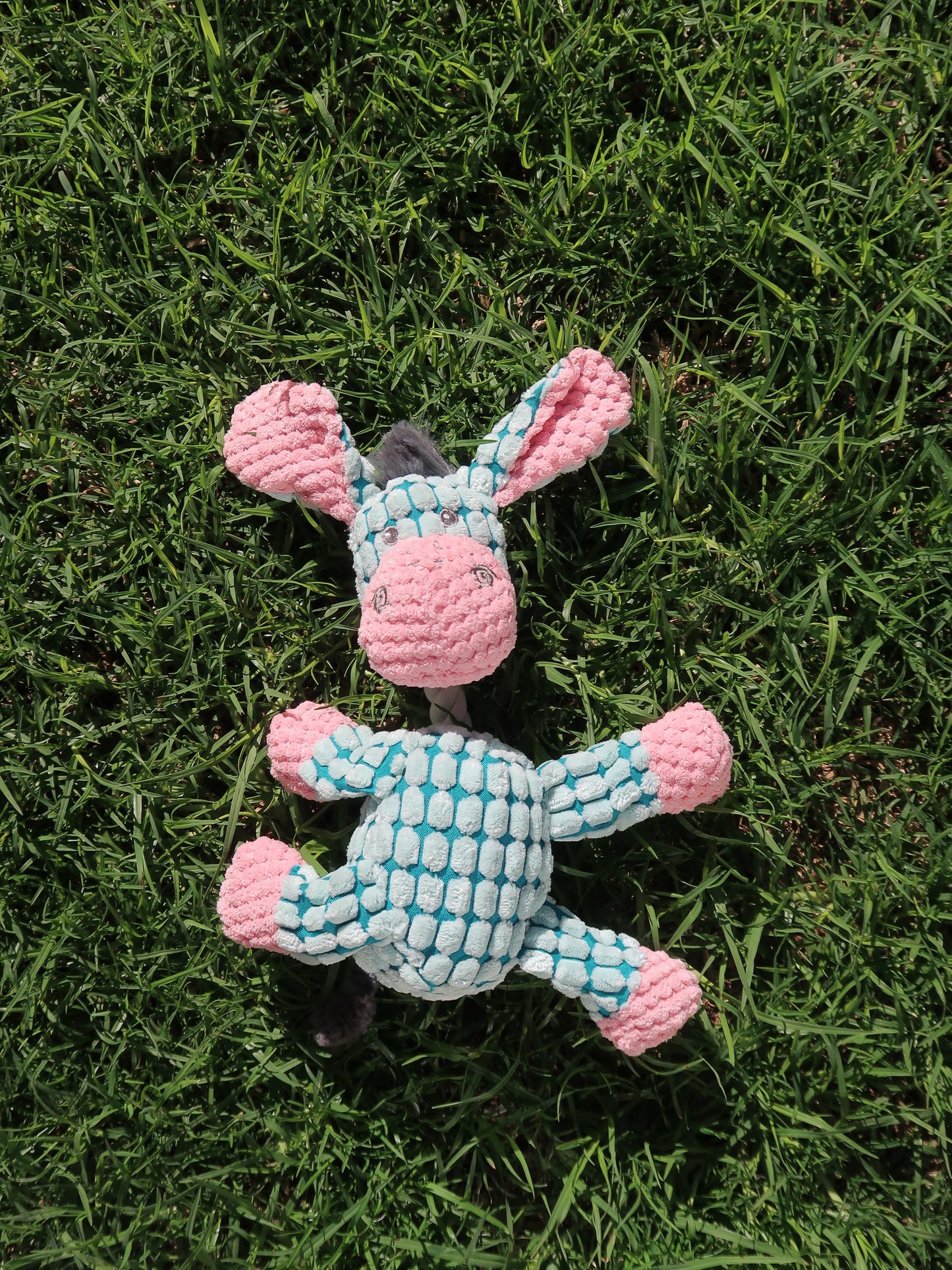 Squeaky Plush Puppy Chew Toy [Donkey]