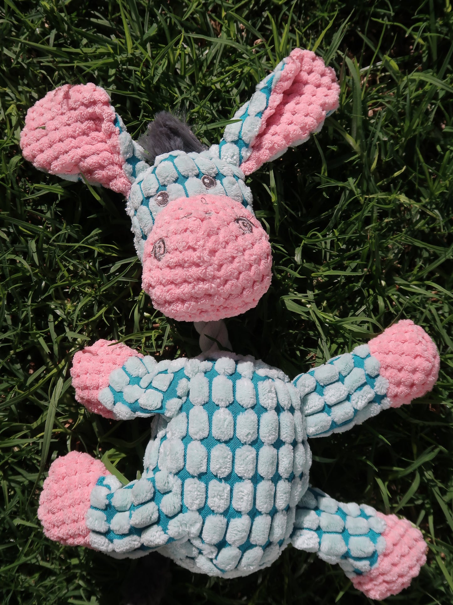 Squeaky Plush Puppy Chew Toy [Donkey]
