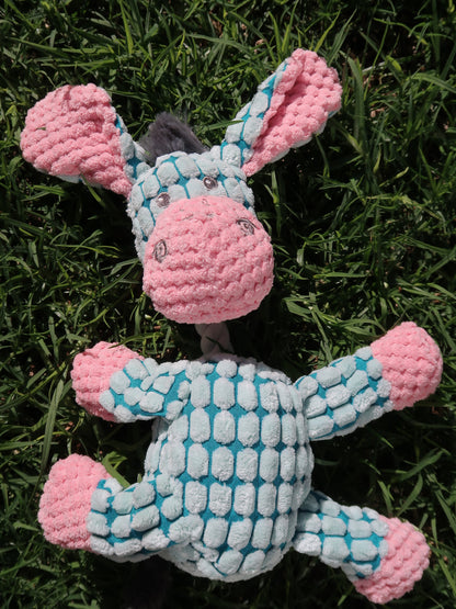 Squeaky Plush Puppy Chew Toy [Donkey]