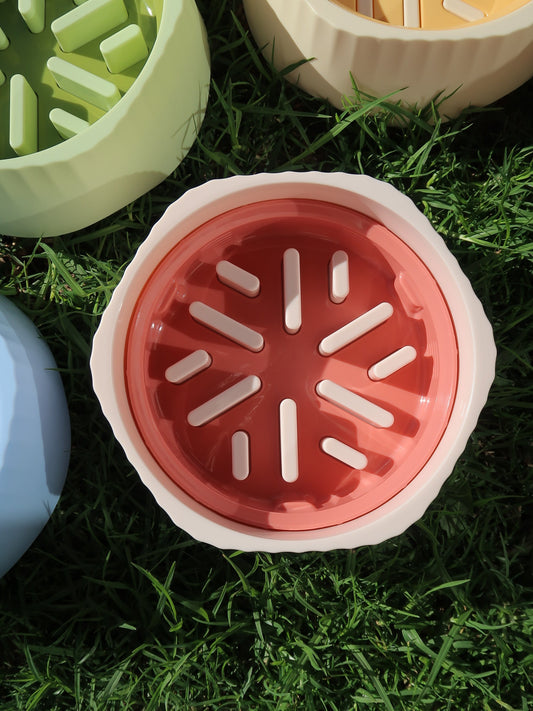 Two-way Slow Feeder Bowl [Strawberry]