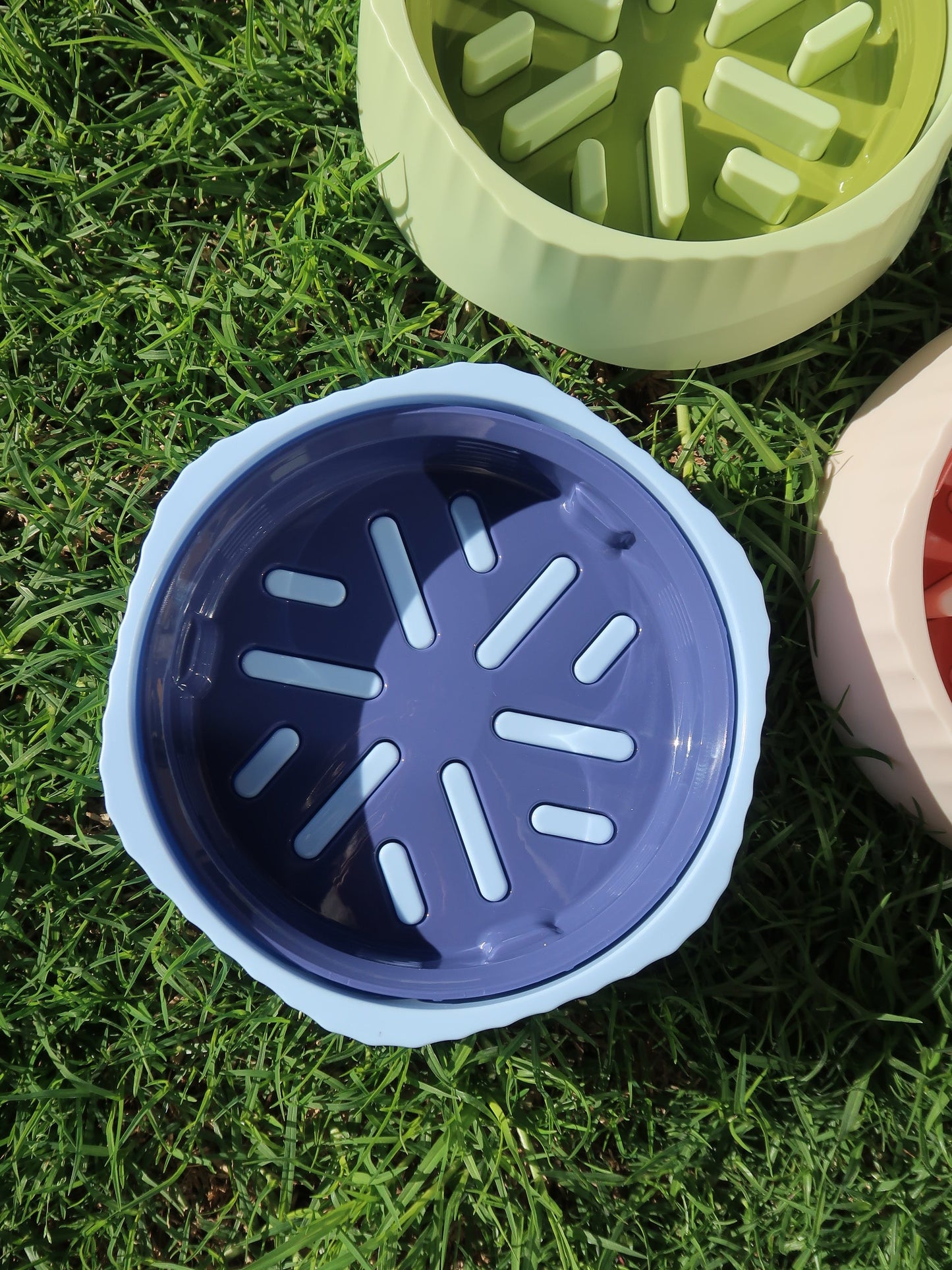 Two-way Slow Feeder Bowl [Ocean Blue]