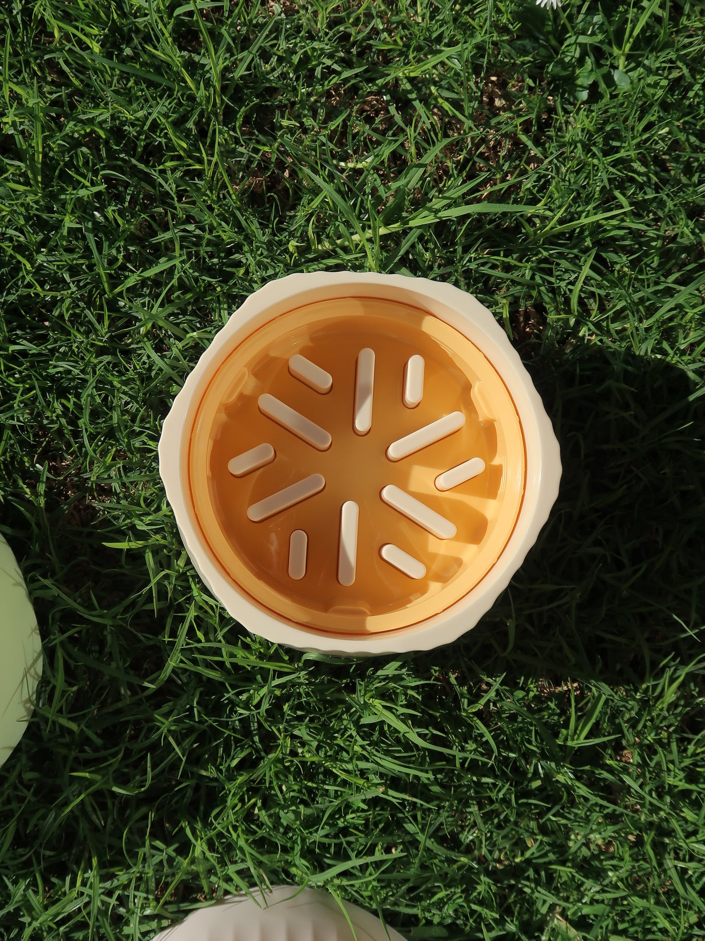 Two-way Slow Feeder Bowl [Butter]