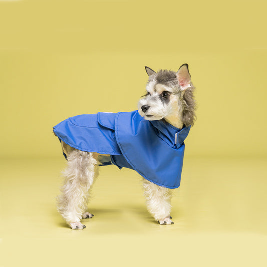 Dinosaur Dog Raincoat [Blue]