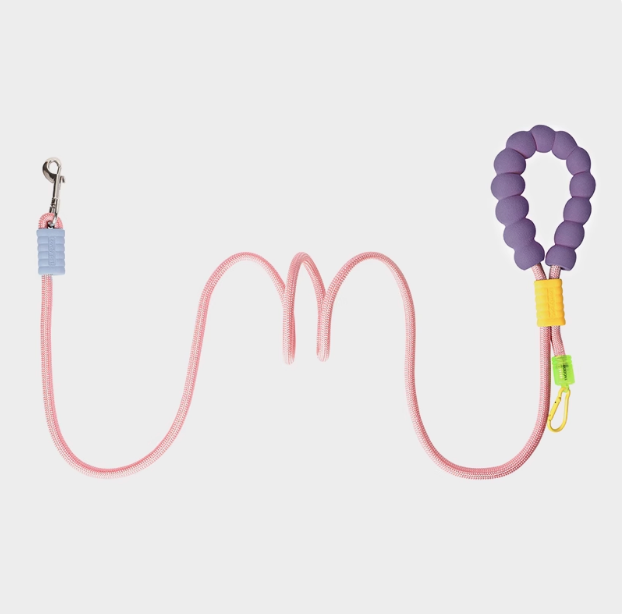 Bubble Comfort Dog Leash [Pink & Purple]